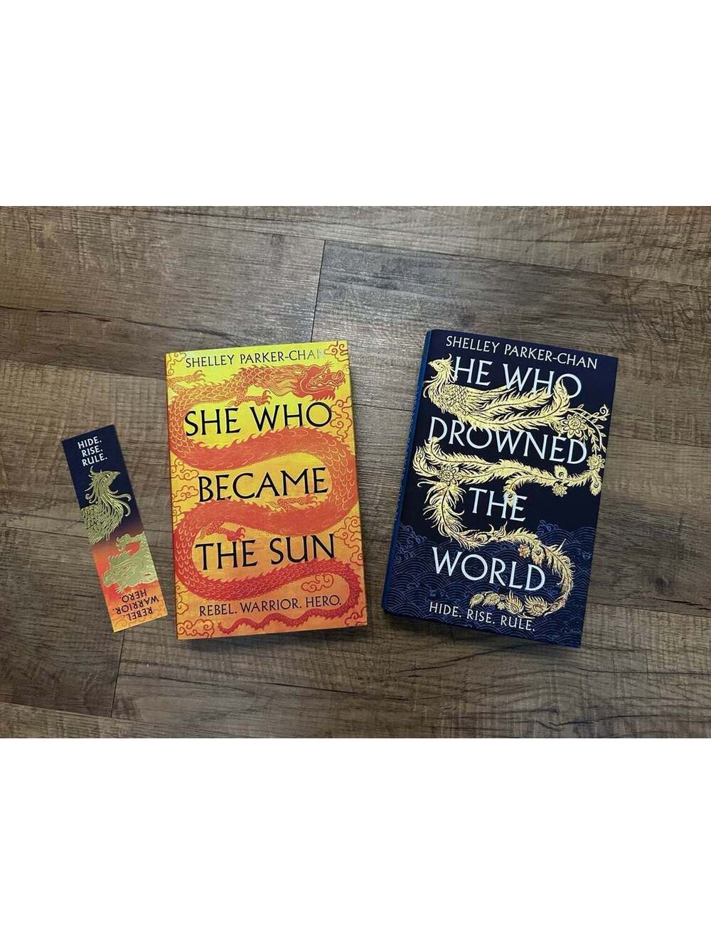 She Who Became The Sun & He Who Drowned The World exclusive editions